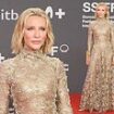 Cate Blanchett dazzles in gold embroidered gown at 72nd San Sebastian International Film Festival to receive Donostia Award