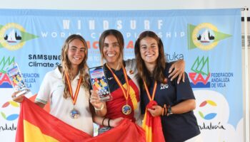 Curro Manchón, Blanca Manchón y los sub21 Alejandro Selma y Olivia Sánchez, campeones del mundo de Raceboard