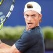 Maximilian Marterer holt im Davis Cup gegen Chile den nächsten Punkt für die deutschen Tennis-Herren. Foto: Marcus Brandt/dpa