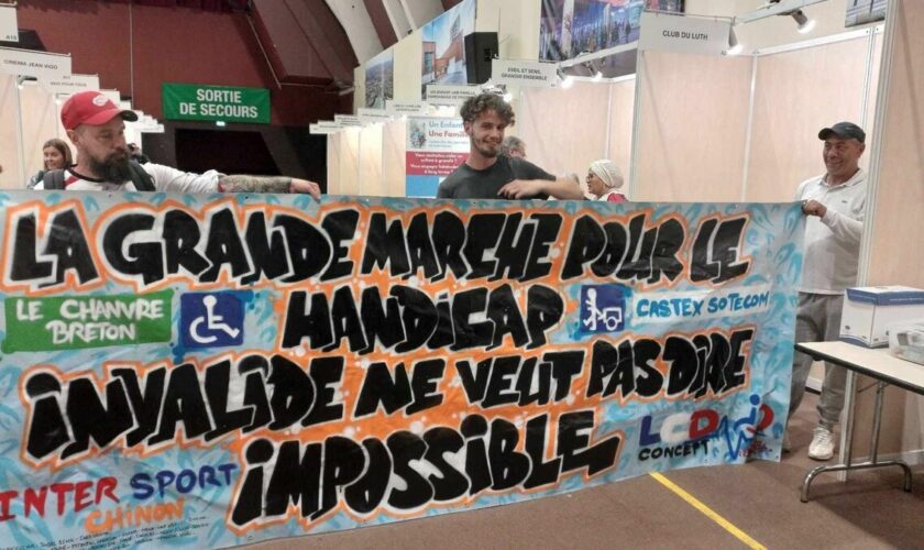 De la Bretagne à Paris : hémiplégique de naissance, Mathéo marche 500 km pour porter les doléances des handicapés