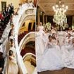 Debutantes gather in a sea of white gowns and dazzling tiaras for the annual Queen Charlotte's Ball - London's most prestigious high-society event