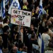 Protest für einen Geisel-Deal in Tel Aviv. Foto: Mahmoud Illean/AP/dpa