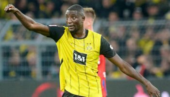 Neuzugang Guirassy gab gegen Heidenheim sein BVB-Debüt. Foto: Bernd Thissen/dpa