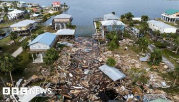 Dramatic pictures from southern US show scale of Hurricane Helene devastation