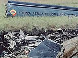 Eight Colombian soldiers die after helicopter on humanitarian mission 'ploughs into ground and bursts into flames', killing all on board