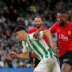 El Betis - Mallorca cerrará la sexta jornada