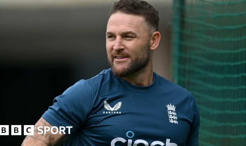 Brendon McCullum stock image