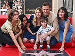 Ewan McGregor makes red carpet debut with four of his children at Hollywood Walk of Fame ceremony with wife Mary Elizabeth Winstead