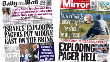 'Exploding pager hell' and 'Middle East on brink'