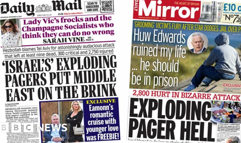 'Exploding pager hell' and 'Middle East on brink'