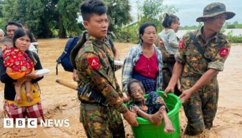 Floods and mudslides kill more than 200 in Myanmar