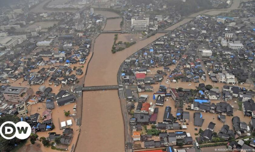 Floods, landslides ravage central Japan after heavy rains