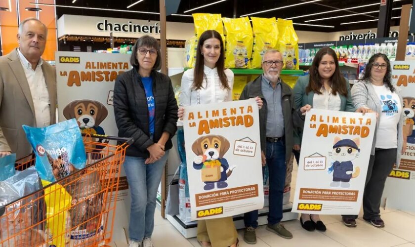 Gadis pone en marcha una nueva edición de la campaña 'Alimenta la amistad' a favor de protectoras de animales