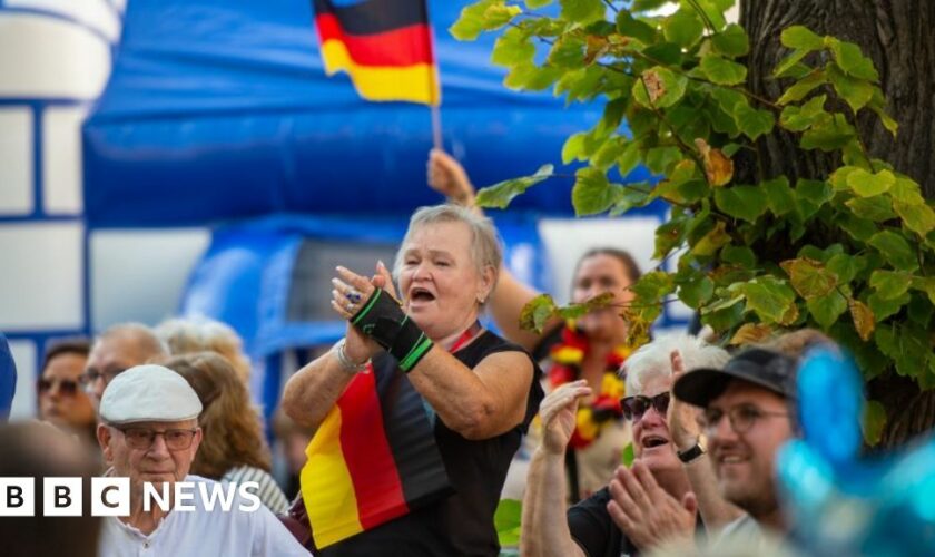 German far right close to another shock - in the chancellor's home state