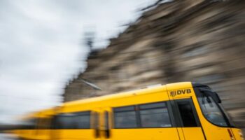 In Dresden sind am Freitagabend zwei Straßenbahnen zusammengestoßen. (Symbolbild) Foto: Robert Michael/dpa