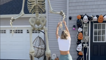 'I put all my Halloween decorations up in September - people can't believe the cost'