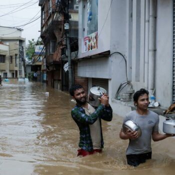 Inondations au Népal : le bilan grimpe à 126 morts et 63 disparus