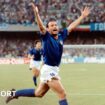 Salvatore Schillaci celebrates at the 1990 World Cup