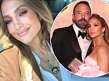 Jennifer Lopez's beauty brand posts selfie of her wearing a 'Ben' necklace - but quickly deletes it amid her divorce from Ben Affleck