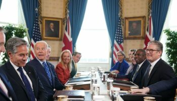 Joe Biden says 'I don't think much about Putin' as Keir Starmer visits White House for Ukraine talks