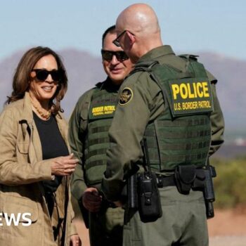 Kamala Harris goes on offensive with 'tough on border' message