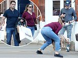 Kelly Brook and her husband Jeremy Parisi fail to spot movie star Daniel Craig during dog walk as she tells hilarious anecdote on TV