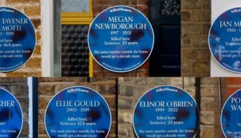 'Killed here' blue plaques to mark homes where men murdered women