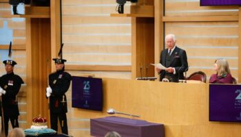 King warns Earth’s climate ‘changing dangerously’ as he marks Holyrood milestone