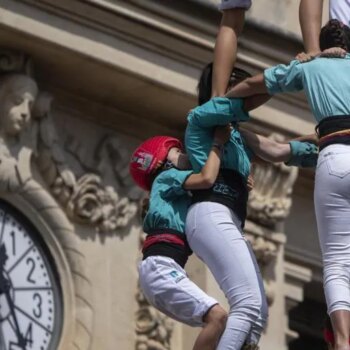 La castellera menor de edad herida en una caída en la Diada Villafranca del Panedés (Barcelona) recibe el alta médica