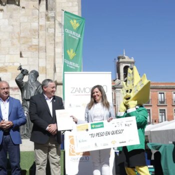 La ganadora del concurso 'Tu peso en queso' de Fromago: «Me voy a poner pero bien y también lo voy a compartir»