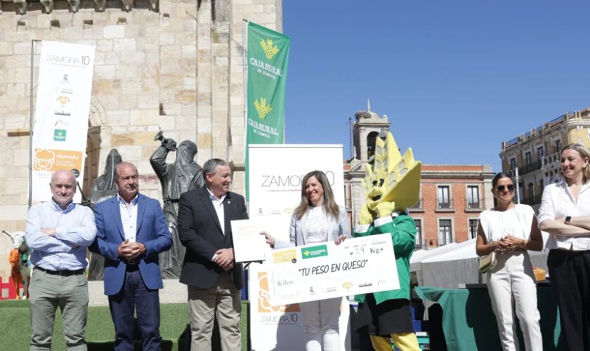 La ganadora del concurso 'Tu peso en queso' de Fromago: «Me voy a poner pero bien y también lo voy a compartir»