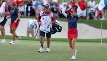 La primera jornada de la Solheim Cup se le atragantó al equipo europeo