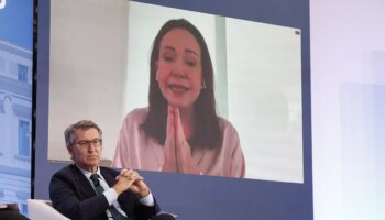 La promesa de Feijóo a María Corina Machado: "Zapatero trabajó para que Edmundo se fuera, yo trabajaré para que se vaya Maduro"