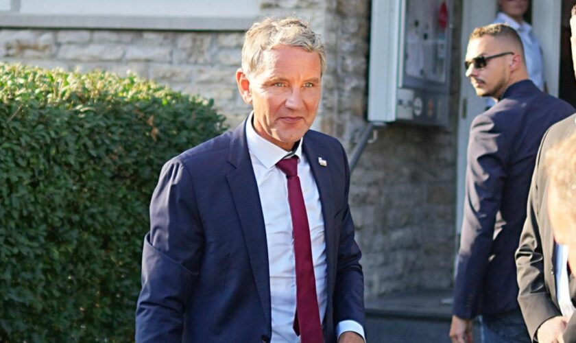 Landtagswahlen: Höcke jubelt über AfD-Ergebnis in Thüringen: "Es ist ein historischer Sieg"