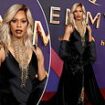 Laverne Cox sparkles in black and gold gown with striking jewelry as she kicks off the red carpet at the 2024 Primetime Emmy Awards