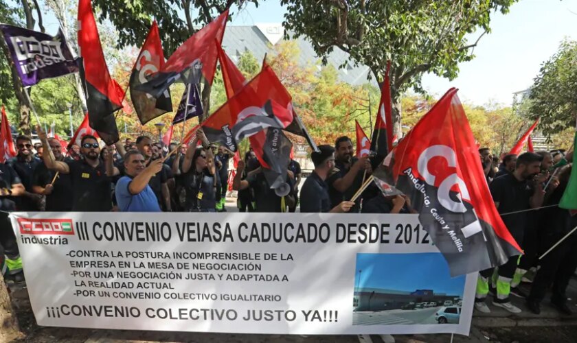 Los trabajadores de Veiasa siguen movilizándose para pedir un nuevo convenio laboral