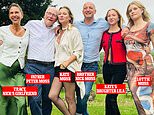 Lottie Moss is back in the fold with half-sister Kate at their dad's 80th birthday after family rift which was sparked when model started to strip off for OnlyFans