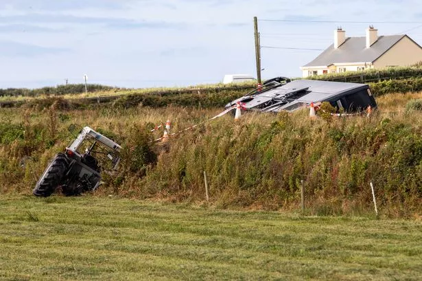 Man rushed to hospital after horror bus and tractor crash in West Clare beauty spot