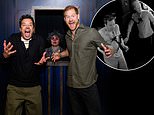 Moment Prince Harry is filmed screaming and swearing in bizarre haunted maze appearance on Jimmy Fallon