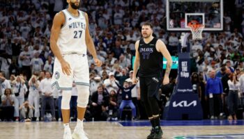 NBA : la rage mais aussi les insultes de Luka Doncic envers Rudy Gobert après son panier décisif