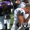 NFL official COLLAPSES on sideline at Ravens vs Raiders game