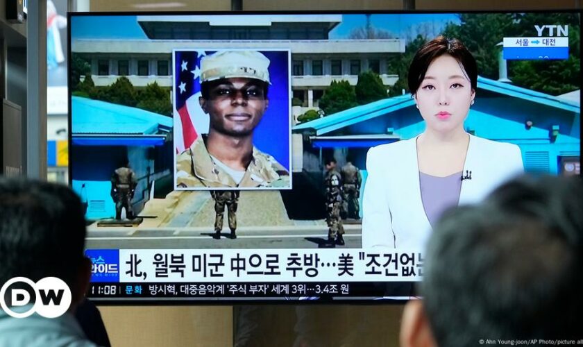 Nach Nordkorea geflohener US-Soldat nach Verurteilung frei