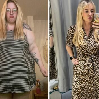 Nurse's incredible weight loss after she was 'hobbling home' from work