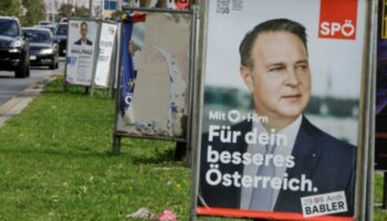 Wahlplakate in Wien