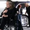 Ozzy Osbourne looks frail in LA with wife Sharon - after she said his health has delayed their move to England