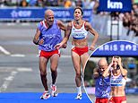 Paralympic marathon runner Elena Congost suffers heartbreak as she's disqualified and denied a bronze medal just TWO METRES from the finish line