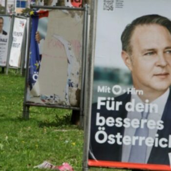 Wahlplakate in Wien