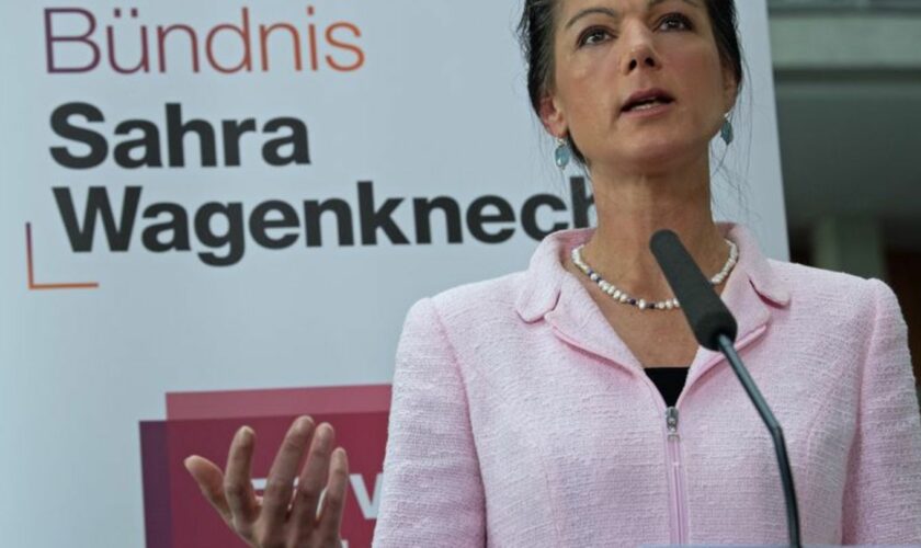 Die Partei von Sahra Wagenknecht kann auf Millionenspender zählen (Archivbild). Foto: Jonathan Penschek/dpa