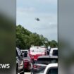 Police surround car near Trump golf course