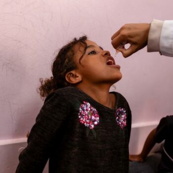 Polio-Impfkampagne im Gazastreifen hat offiziell begonnen